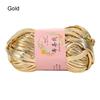 For T-Shirt Magic Color Sewing Shiny DIY Hand Knitting Yarn Ball Crochet Yarn Imitation Leather