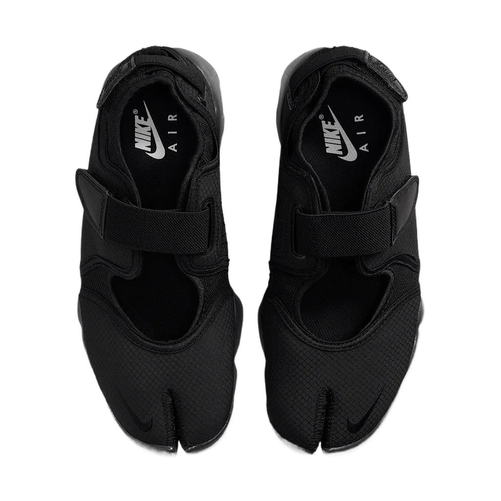 Nike Air Rift Breathe Triple Black Women Sneakers White DN1338-004