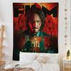 John Wick Movie DIY Wall Tapestry Art Science Fiction Room Home Decor Wall Art Decor