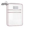 Portable Storage Pouches Transparent Nylon Document Bag Lightweight Mesh File Organizer with Zipper School Stationery Organizers And Strap,