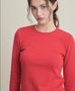 Iteoneolmomeonteu Daily Soft 9/10 Sleeve Tee _ Red