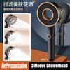 13 Inches Super Big Panel Ceiling Mounted Supercharge Shower Head Set 3 Modes High Pressure Large Flow Rainfall Bathroom Shower