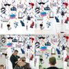 Birthday Decor Party Spiral Hanging Decorations For Barber Shop Celebrations