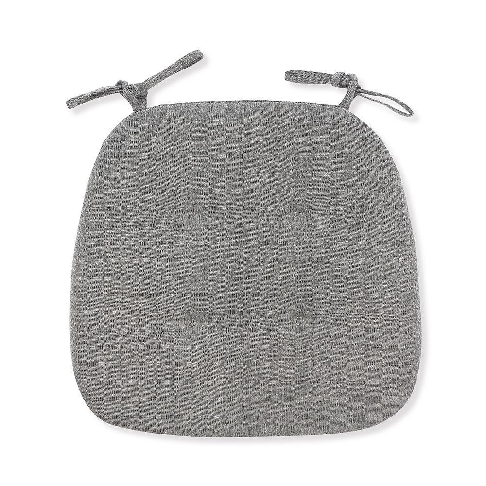 

Твердый чехол для подушки, бандаж, простой стул, японский стиль, нескользящий, базовый дизайн, домашний текстиль, повседневный, популярный, 6 цветов, удобный 43 41 35cm серый