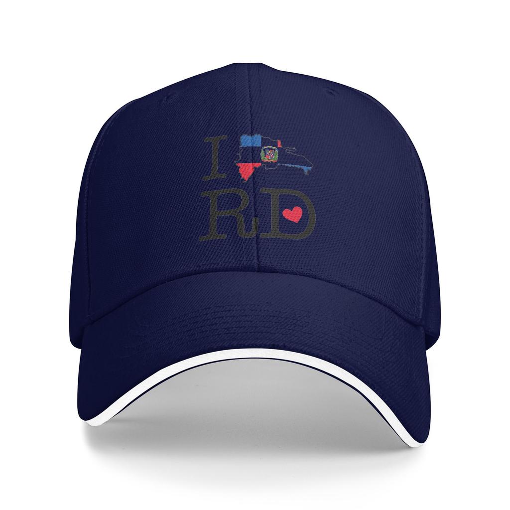 Summer Casual Baseball Cap Dominican Republic Flag Art Hunting Camping Trucker Hat For FeUnisex Unisex Wholesale Streetwear Caps