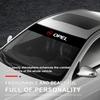 Car Front Windshield Stickers Front and Rear Decorative Emblem For Opel Insignia Astra Antara Meriva Zafira H G Corsa