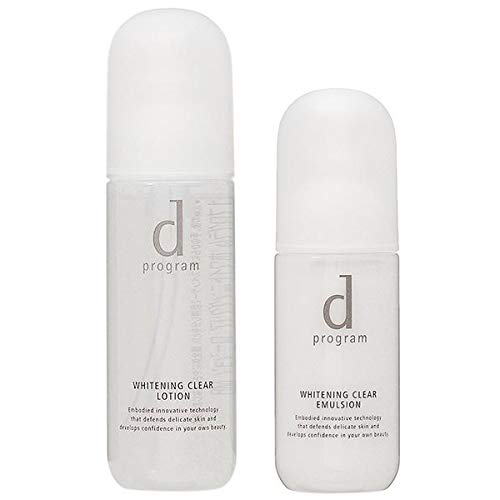 

Shiseido Shiseido d program d program Отбеливающая прозрачная эмульсия MB 100 мл Отбеливающий прозрачный лосьон MB 125 мл [Набор] [Квази-препарат] +