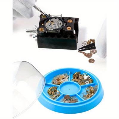 Watch Movement Dust Cover,Moistureproof Anti-dust Tray Watch Parts Storage Box Maintain The Accuracy of The Instrument Organize