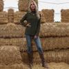 Comfortable Tops Fashionable and Casual Temperament Autumn and Winter Solid Color Long-sleeved Asymmetric Open High Neck Bottom Loose Knit Sweater