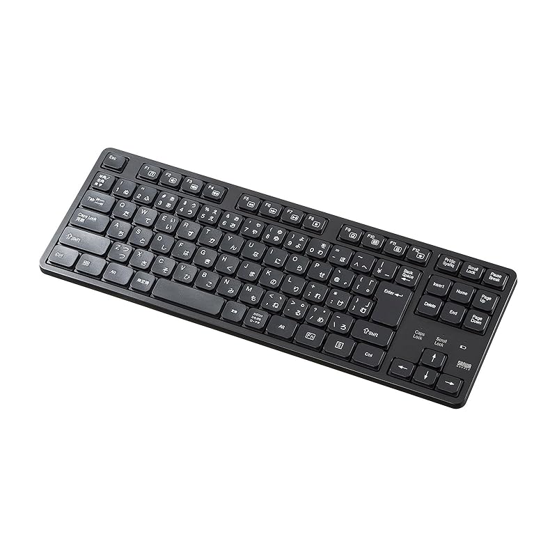 

Sanwa Supply Wireless silent keyboard (2.4GHz wireless numeric keypad not included) SKB-WL38BK
