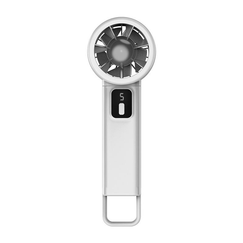 Portable USB High-Speed Turbo Fan with Digital Display and Custom Logo Leafless High-Speed