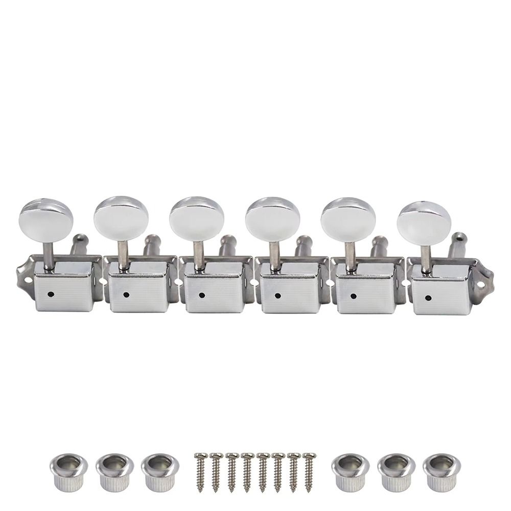 1Set 6 Right 6R Tuning Key Pegs 6-Pack Combination Tool New Guitar String Knob  for ST/TL Style