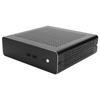 G60S HTPC Chassis Full Aluminum DCATX Power Supply MiniITX Case for Desktop Computer(Noir USB2.0)