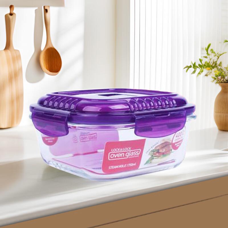 LocknLock Microwave & Oven Safe Borosilicate Glass Food Storage Containers