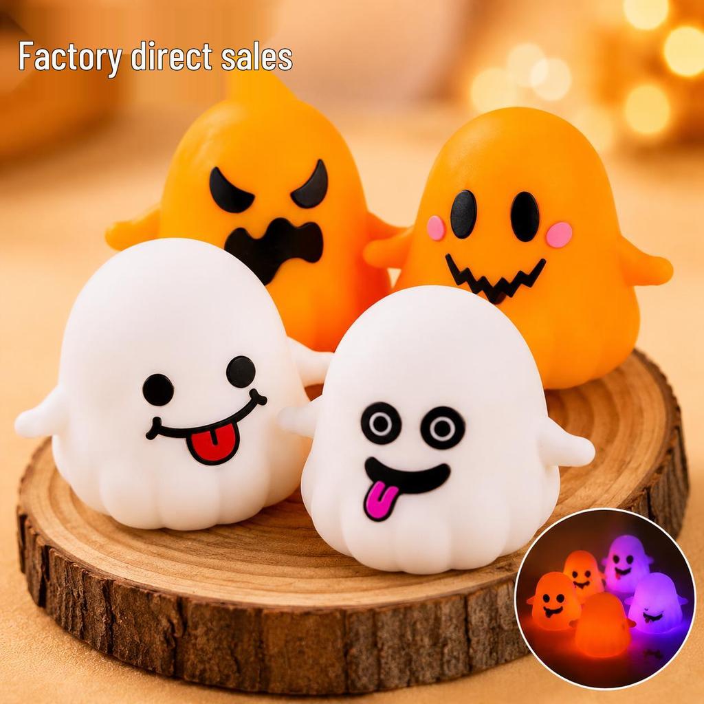 Halloween Ghost Stress Relief Slow Rebound Squeeze Toy - Creative Cartoon Shape.