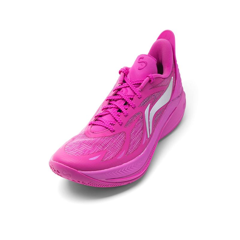 Li Ning Sonic 12 Xu Jie PE Edition Low-Top Professional Competition Basketball Shoes Men Sneakers Purple ABAU019-27