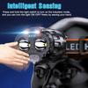 20W LED Headlamp with Wave Sensor Waterproof, Hands-Free Lighting for Work Outdoor Fishing Camping Hiking & Emergency Use