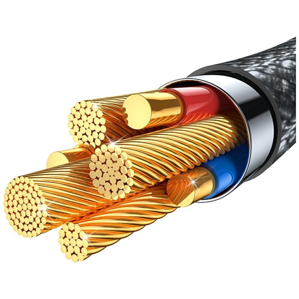 Kabel USB-C do Lightning USAMS 1,2m Szybkie ładowanie Tytanowy