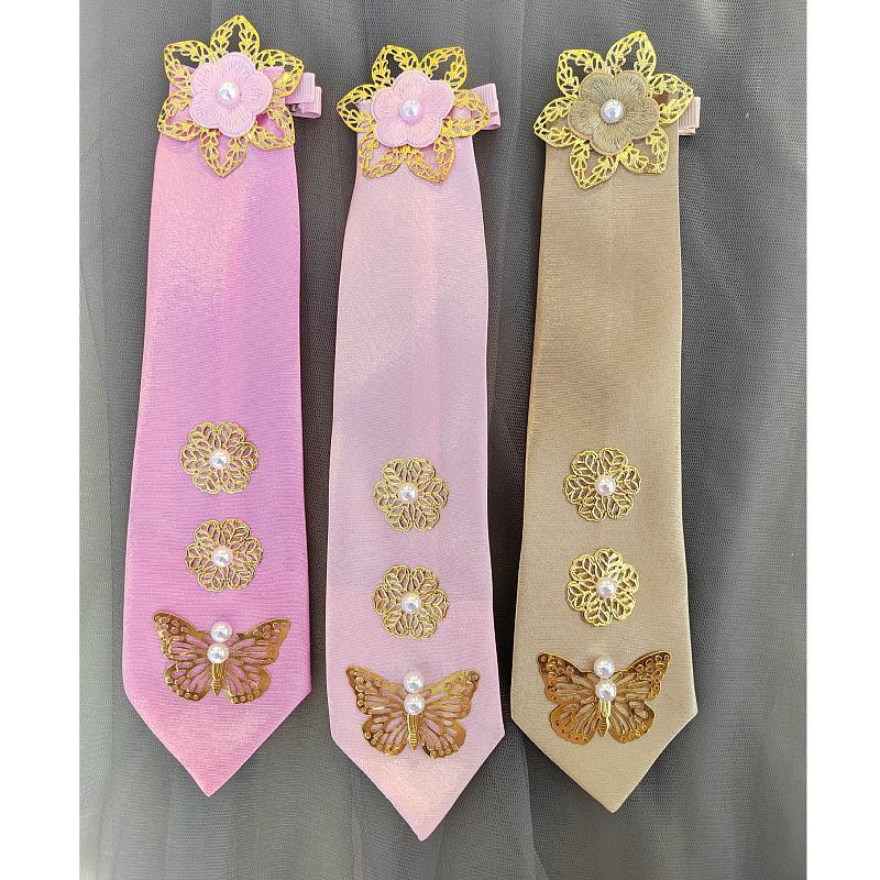 Purple Korean Ethnic Hair Accessories: Children's Headband and Girls' Hair Clips for Stage Performance and Hanbok Headdress