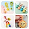 5PC Creative 20MM Colorful Painted Spring Ring Keychain Open Spring Buckle Book Ring Connection Card Ring DIY Jewelry Accessories
