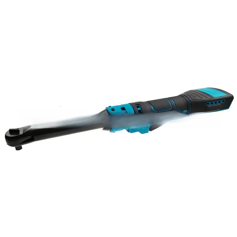 Electric Cordless Ratchet Wrench 38inch Rechargeable Battery 21V with Comfortable Grip and Comprehensive Accessory Set