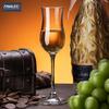 Bicchiere da Degustazione Whiskey e Vino in Cristallo Tulipano con Gambo