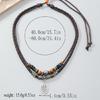 Natural Wood Bead Long Chain Necklace Handmade Multilayered Jewelry Fashion Adjustable Length Neckchain