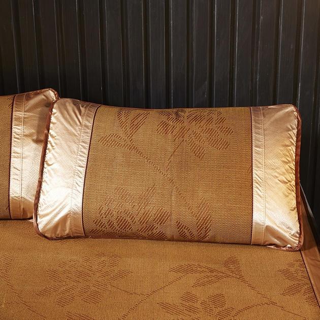 D5 Summer Cool Bamboo Rattan Pillow Cover Cushions Decorative pillows for sofa Adult Health Care 48x72cm Pillow Cover Neck Guard