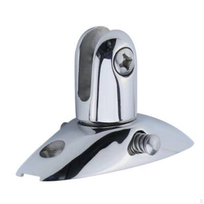 Yacht Canopy Bracket Detachable Protrusion Fitting Polished Finish Boat Awning Base
