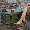 Outdoor Waterproof Storage Box Multifunctional Camping Aluminum Alloy Storage Box Large Capacity