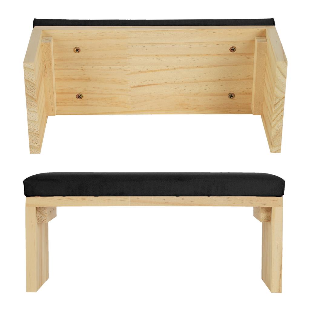 Nail Art Hand Pillow Mat Soft PU Leather Wooden Stand Arm Rest Cushion for Nail Salon