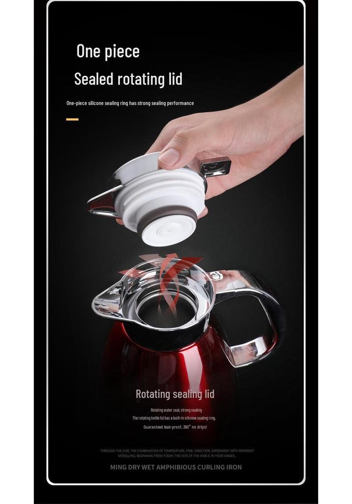 Stainless Steel Large Capacity Insulated Thermos Kettle for Stewing and Boiling Water