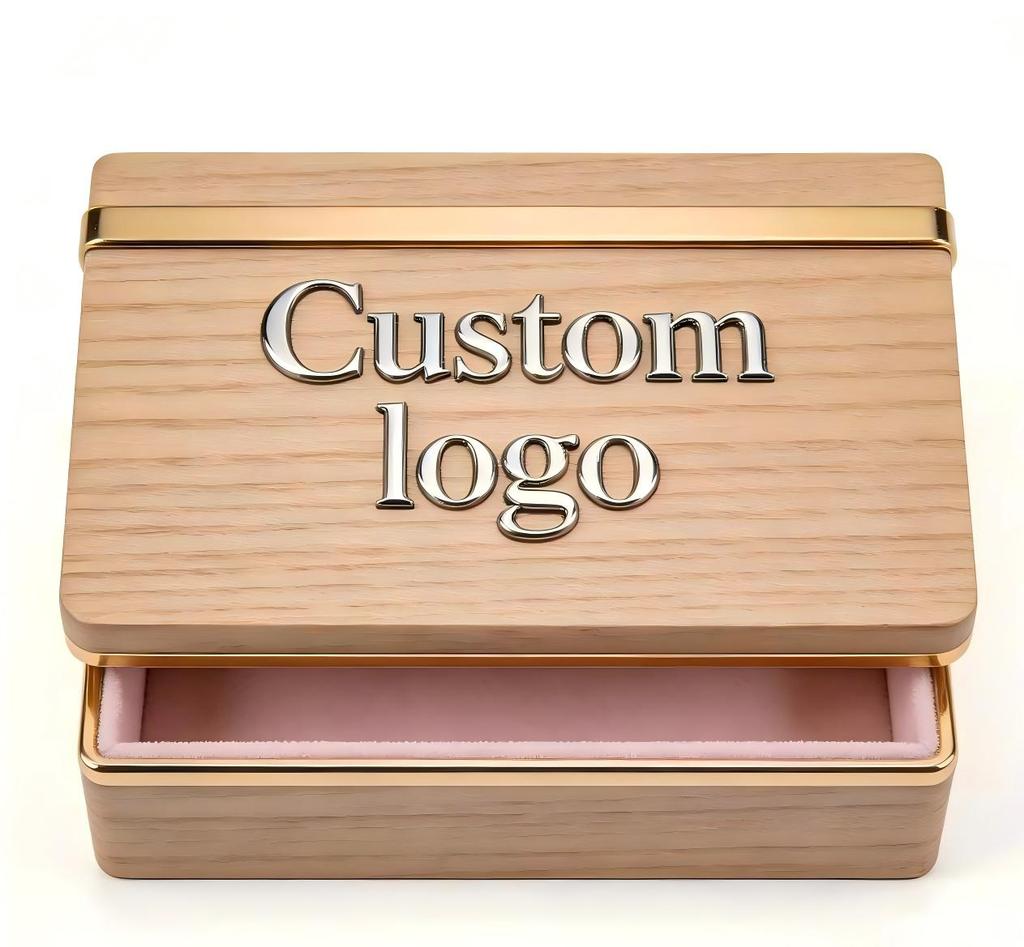 Bow pink diamond bracelet and customized Jewelry Boxes and Thank-You Cards with logo drop shipping