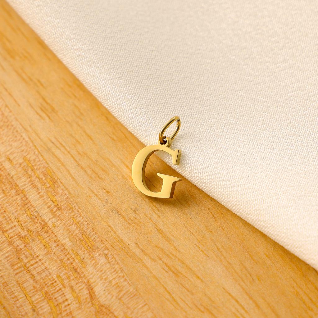 Small Luxury Initial Charm Pendant Set, DIY Letter Necklace Making Supplies, Everyday Wear Accessories for Women