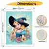 Disney Alice In Wonderland Witch Rose Floral Oil Paint Hand Painting Art Kit. Home Decor Gift
