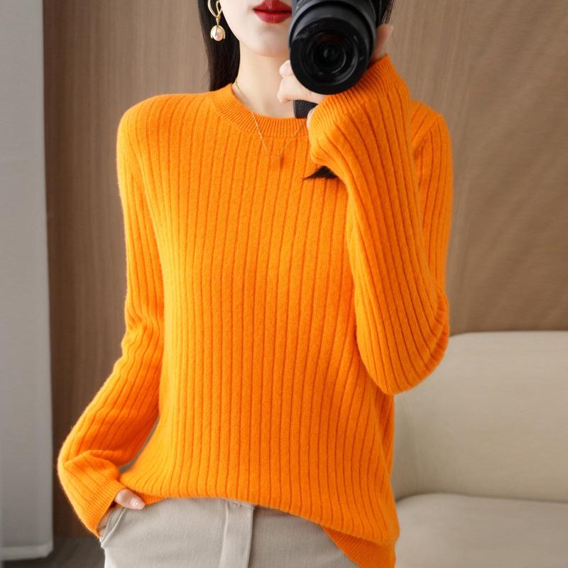 Women Sweaters Autumn Winter Long Sleeve Pullovers O Neck Warm Pullover Korean Fashion Bottoming Shirts Loose Jumper