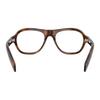 Prada optical glasses High nose bridge design, acetate, pilot style, glasses Tortoiseshell color 54mm basic packaging-glasses case + packaging box