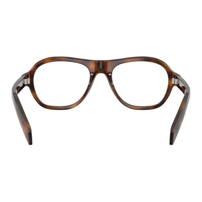 Prada optical glasses High nose bridge design, acetate, pilot style, glasses Tortoiseshell color 54mm basic packaging-glasses case + packaging box