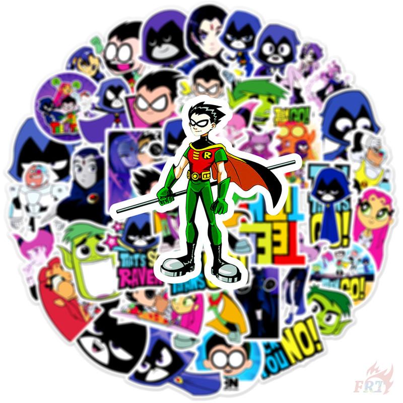 50Pcs/Set Teen Titans Go Stickers DIY Fashion Waterproof Doodle Decals Stickers