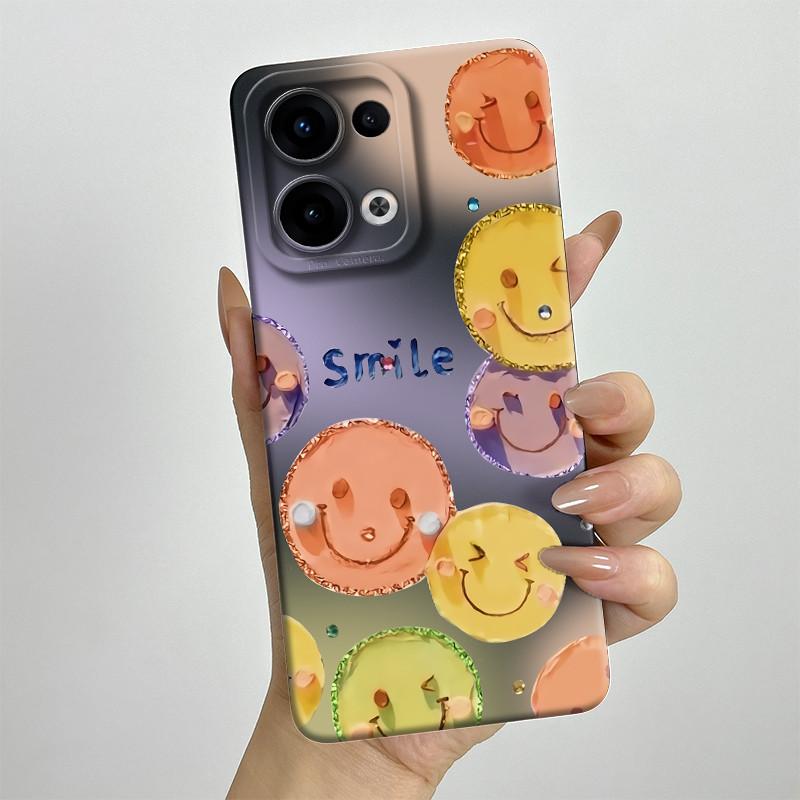 For OPPO Reno 13 CPH2689 Reno13 Phone Case Soft Silicone Funda Sweet Painted Fashion Cartoon Bumper Coque Printed Back Cover