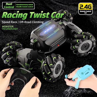 2024 Nová RC hračka do auta 2,4G rádiové dálkové ovládání Auta Snímač gest Rotace Twist Stunt Drift Vozidlo Hračka Horolezecké auto pro děti Dárky