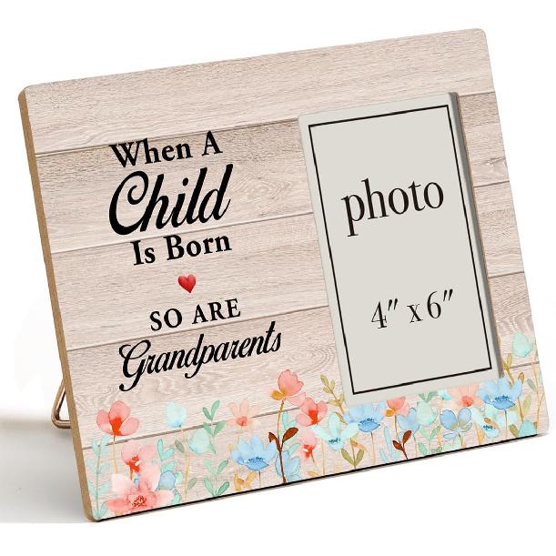 Pet Memorial Gifts - Wooden Photo Frame, Sympathy Gift for Loss of Dog or Cat (4x6 Inches)