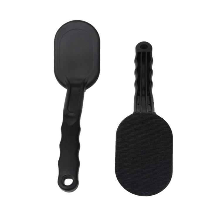 Tire Polishing & Waxing Brush with Replaceable Handle and Sponge