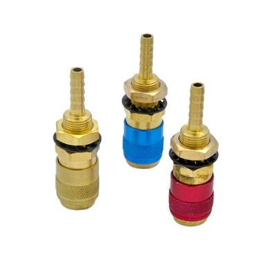 5mm a 8mm Plynový adaptér s vodním chlazením Rychlospojka pro MIG TIG Svařovací zástrčka