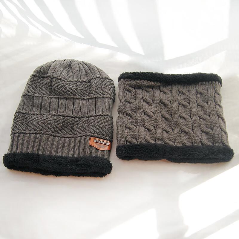 

Зимний теплый набор из 4 предметов: шапка, шарф и перчатки без пальцев One Size