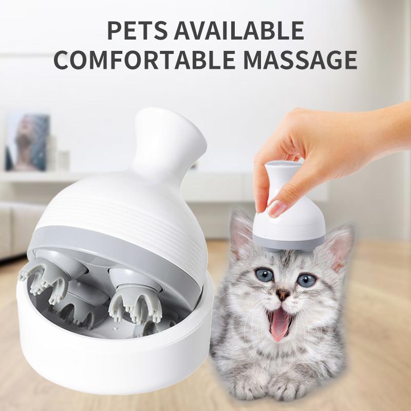 

JH-T1 Stress Relieve Electric Head Massager for Scalp Body Shoulder Neck Pet Cat Dog,Upgrade Grey Claw Type A