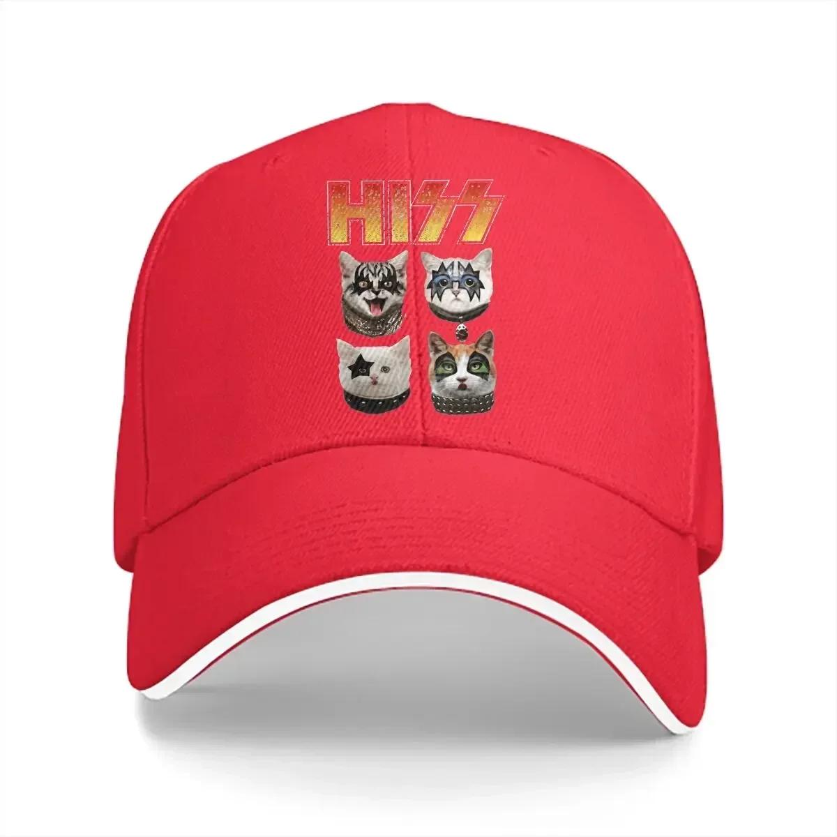 Hiss Funny Classic Hip Hop Caps Cat Lover Cowboy Hat Peaked Hats Adjustable