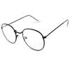 Vintage Runde Brille Metallrahmen Brille Retro Brille Klare Gläser Brillen