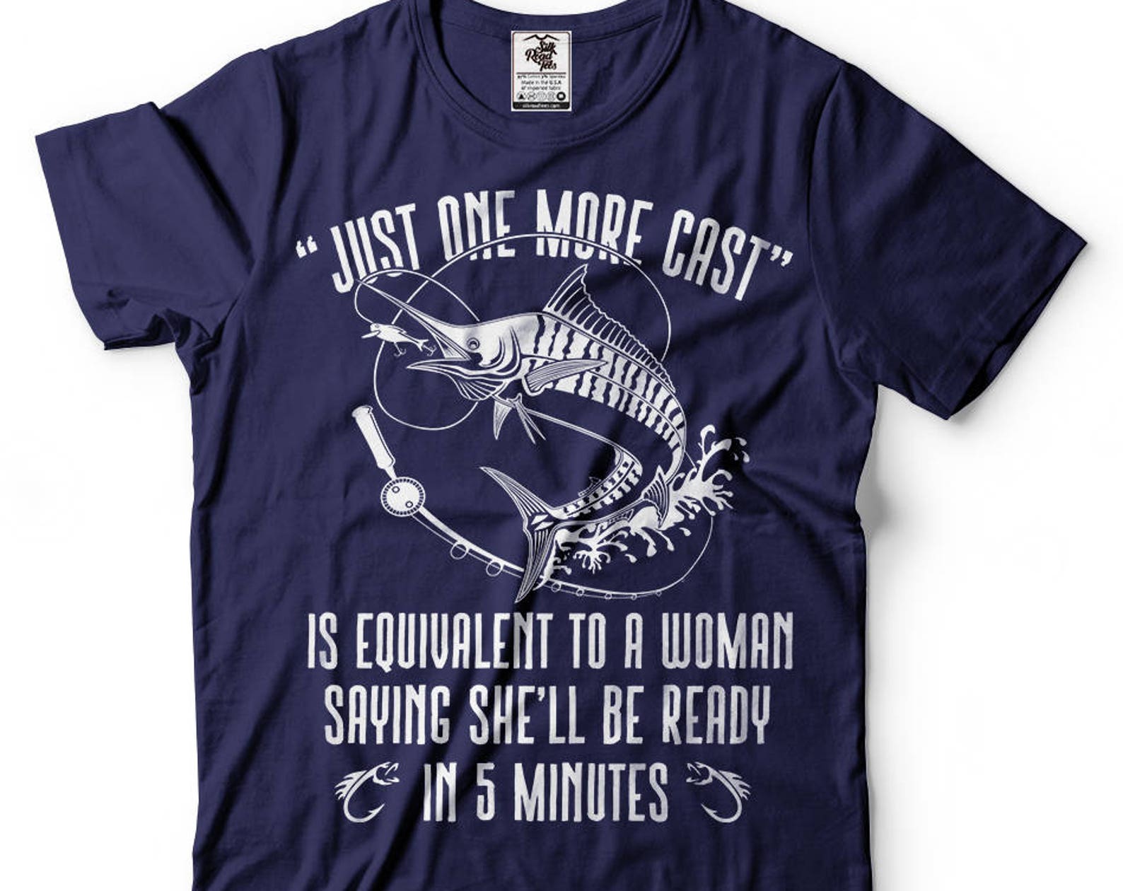 Fisherman T-Shirt Funny Fishing Apparel Tee Shirt XL