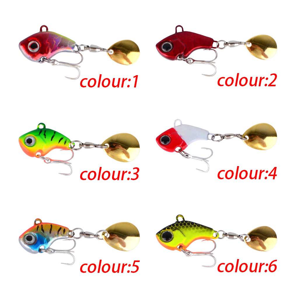 Señuelo VIB Spinner Metálico de Tercera Generación: Equipo de Pesca de Rotación Rápida
